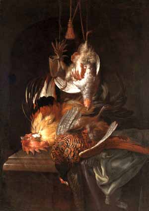 Willem van Aelst Hunting trophies